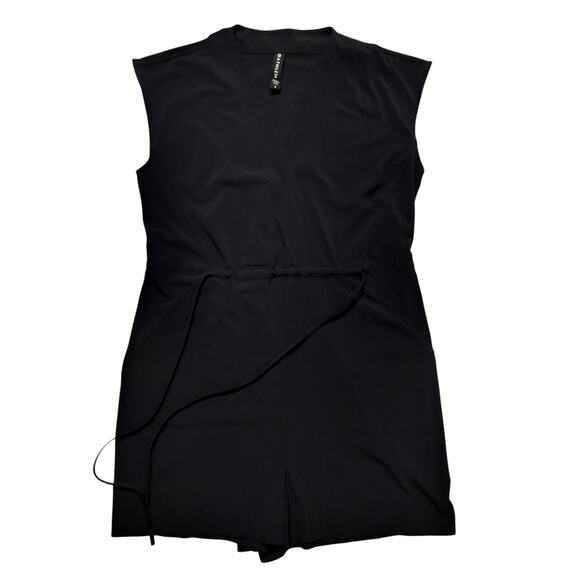 Athleta womens black Marlow V-neck cap sleeve casual romper size S - Picture 2 of 13